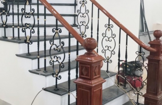Cầu thang sắt nghệ thuật châu Âu MDSCA 18
